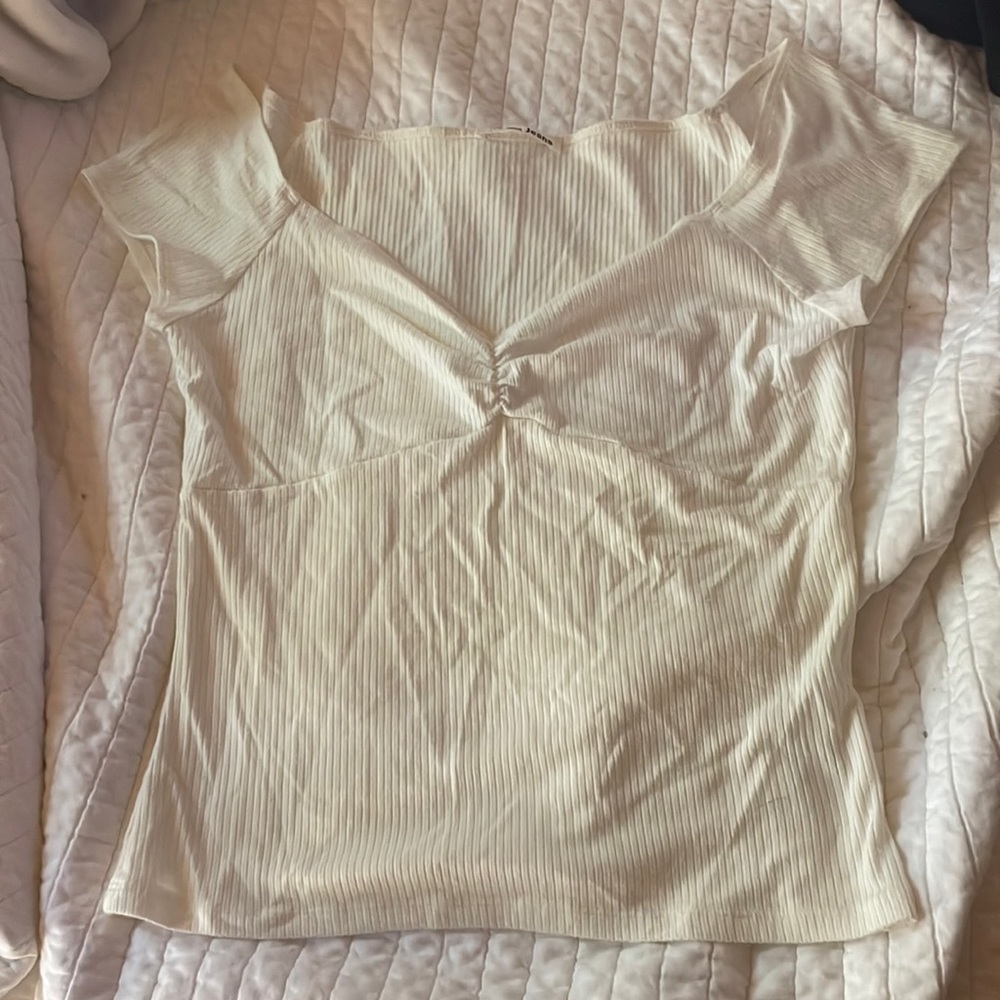 Reformation ribbed sweetheart top nwot size XL